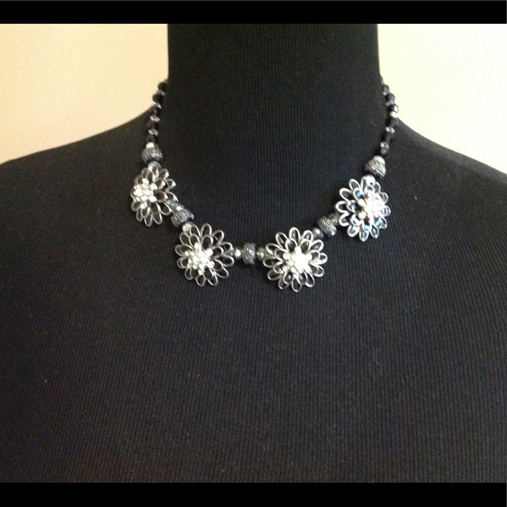 Black & Silver Necklace